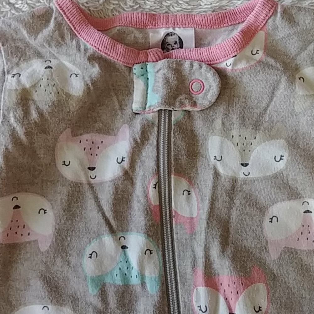 🍼🚼🎶 Sleeper with Fox Pattern - Picture 3 of 7